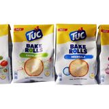 Kandidat 4: Tuc Bake Rolls  Der Knabbersnack ist für Foodwatch "ein besonderes Beispiel für versteckte Preiserhöhungen". Hersteller Mondelez vertreibt die Bake Rolls statt wie bisher unter der Marke "7Days", die 2022 übernommen wurde, nun mit dem Label "Tuc". Bei dieser Gelegenheit wurde sowohl der Preis von 1,39 Euro auf 1,99 Euro erhöht, als auch der Inhalt von 250 auf 150 Gramm verringert. Dies entspreche einer versteckten Preiserhöhung von rund 139 Prozent, rechnet Foodwatch vor. Mondelez erklärt dazu, die Bake Rolls seien "ein neues Produkt im Tuc-Sortiment". Auf den Preis im Laden habe man keinen Einfluss, den lege der Händler fest.