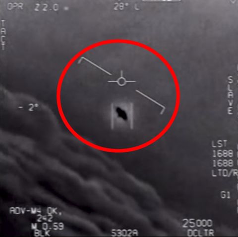Dieses Bild vom Pentagon soll ein unbekanntes Flugobjekt zeigen. Auch die Nasa beschäftigt sich mit Ufos bzw. UAPs