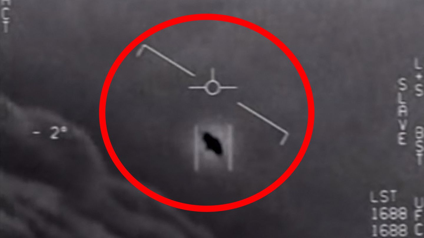 Dieses Bild vom Pentagon soll ein unbekanntes Flugobjekt zeigen. Auch die Nasa beschäftigt sich mit Ufos bzw. UAPs
