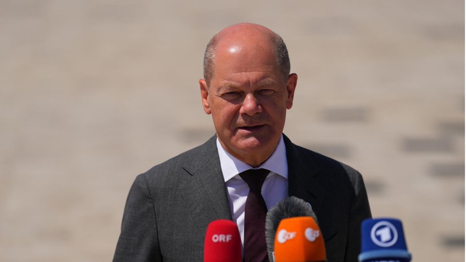 Bundeskanzler Olaf Scholz (SPD) in Moldau