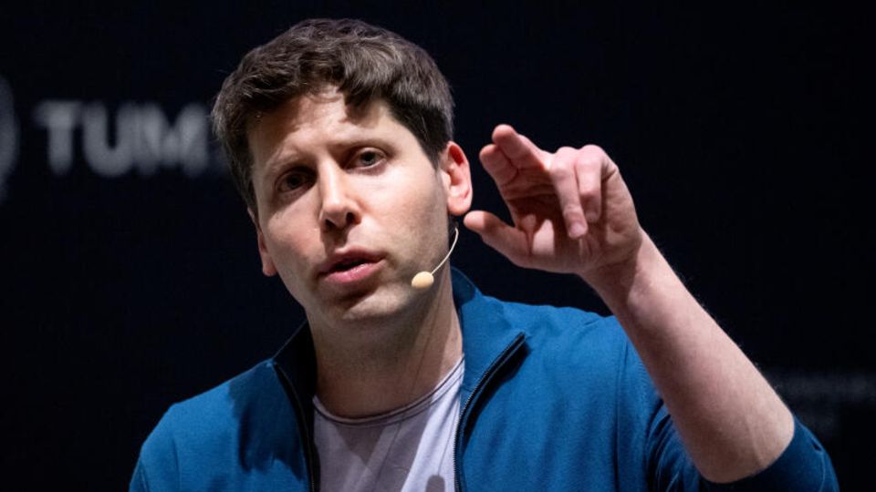 Sam Altman, Geschäftsführer (CEO) von OpenAI und Erfinder der KI-Software ChatGPT