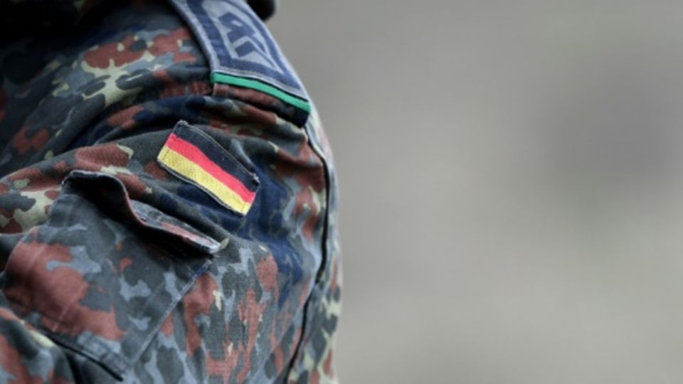 Aufnäher auf Bundeswehruniform