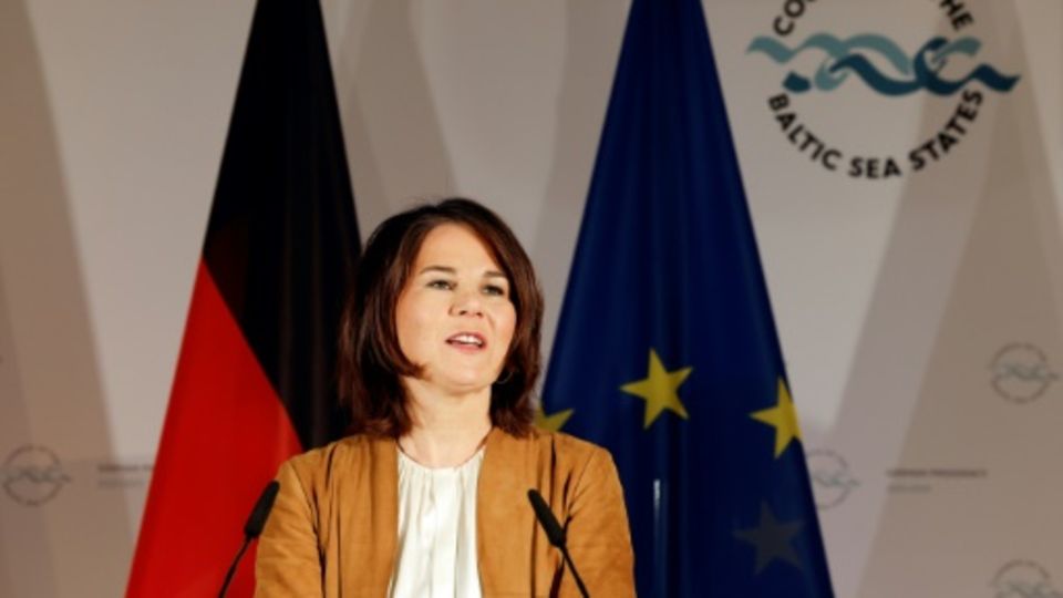 Bundesaußenministerin Annalena Baerbock in Wismar