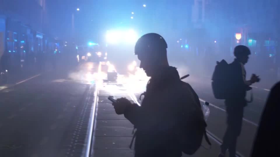 Video: Nächtliche Krawalle in Leipzig