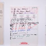 Und noch mehr historisches Geschmiere: Die Manuskripte der Queen-Hits "Don't stop me now", "Somebody to love" und "We are the champions" (von links nach rechts) sollen bei der Auktion jeweils sechsstellige Summen einbringen.