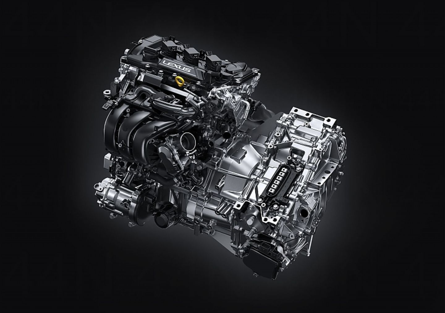 Der hybridisierte Dreizylinder ist das Herz des Antriebsstranges 
des Lexus LBX