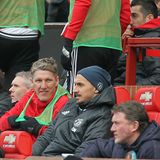 Zlatan Ibrahimovic und Bastian Schweinsteiger bei Manchester United