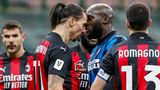 Zlatan Ibrahimovic Kopf an Kopf mit Romelu Lukaku