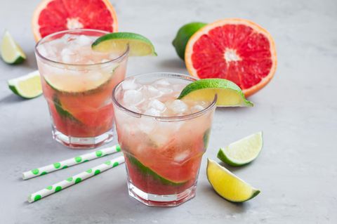 Aperol Paloma Cocktail im Glas