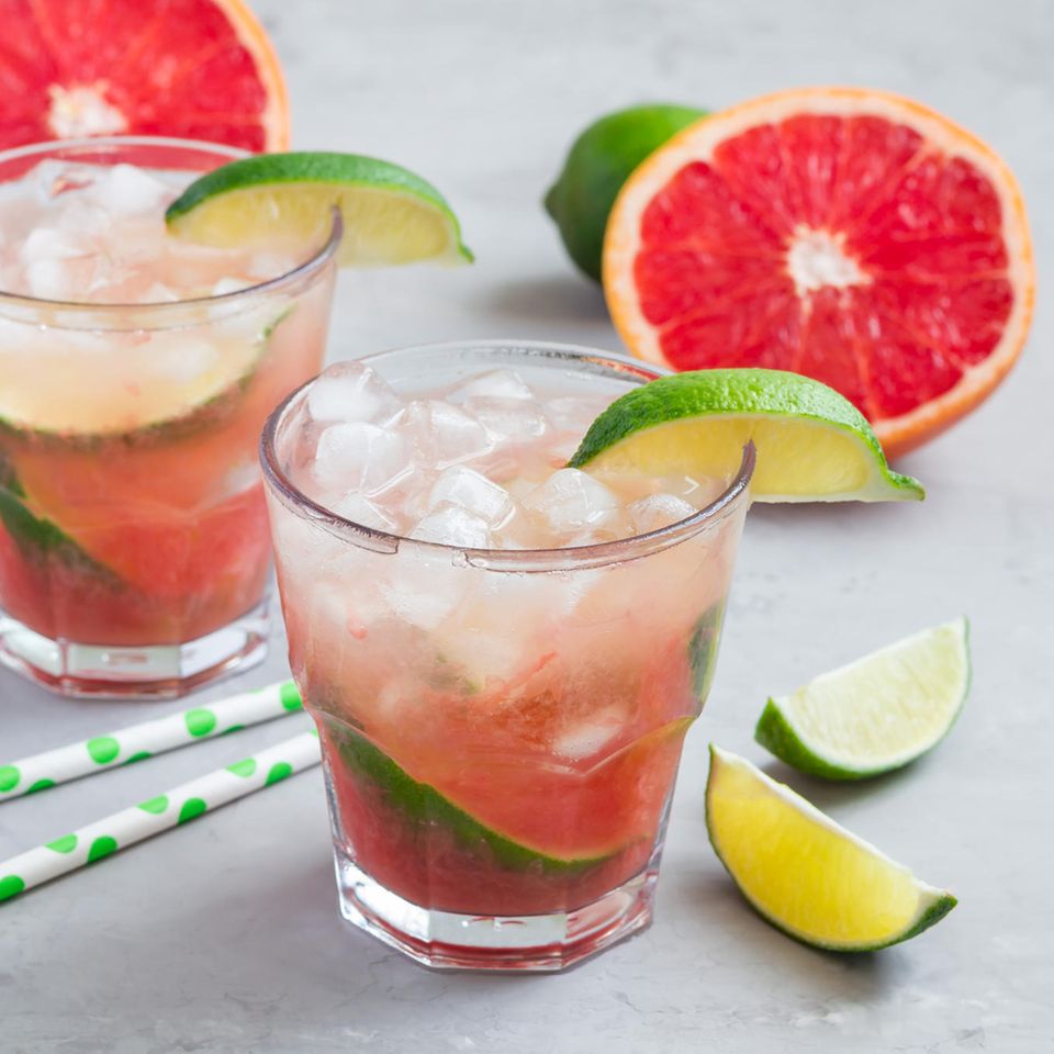 Aperol Paloma Cocktail im Glas