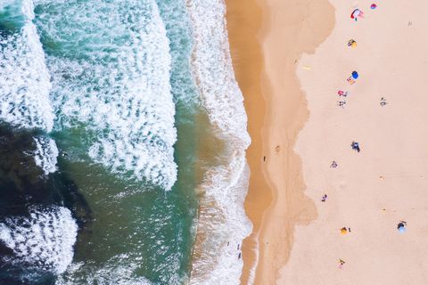 Sommerurlaub am Strand in Portugal