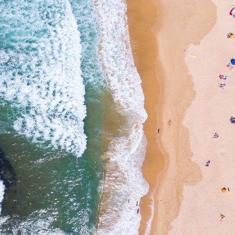 Sommerurlaub am Strand in Portugal