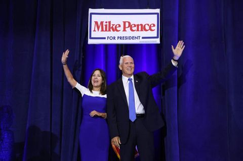 Ex-Vizepräsident Mike Pence geht ins Rennen gegen seinen früheren Chef
