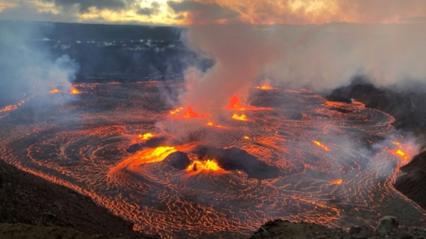 Der Kilauea auf Hawaii ist am Mittwoch ausgebrochen