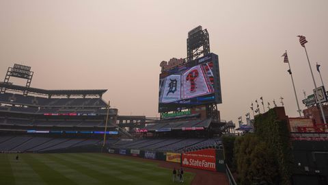 Das leere Baseballstadion in Philadelphia