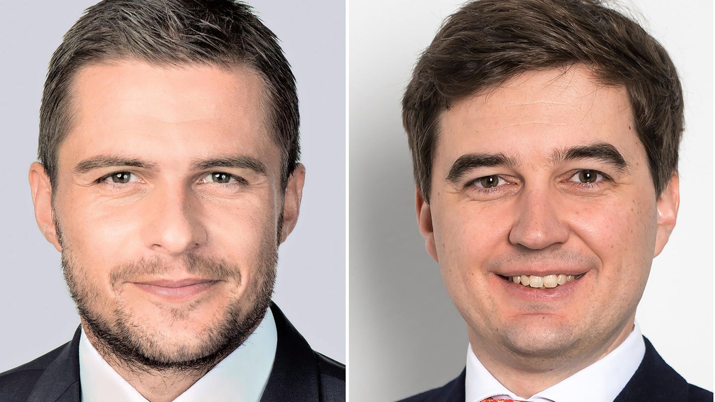 Die neuen Bosse des deutschen Fußballs: Marc Lenz (l.) und Steffen Merkel