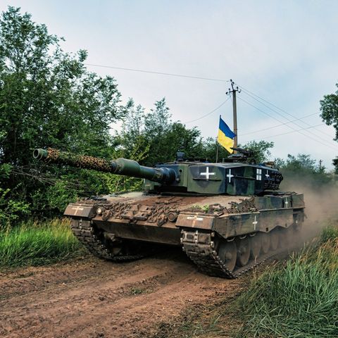 Leopard 2 an der Zaporizhzhya -Front