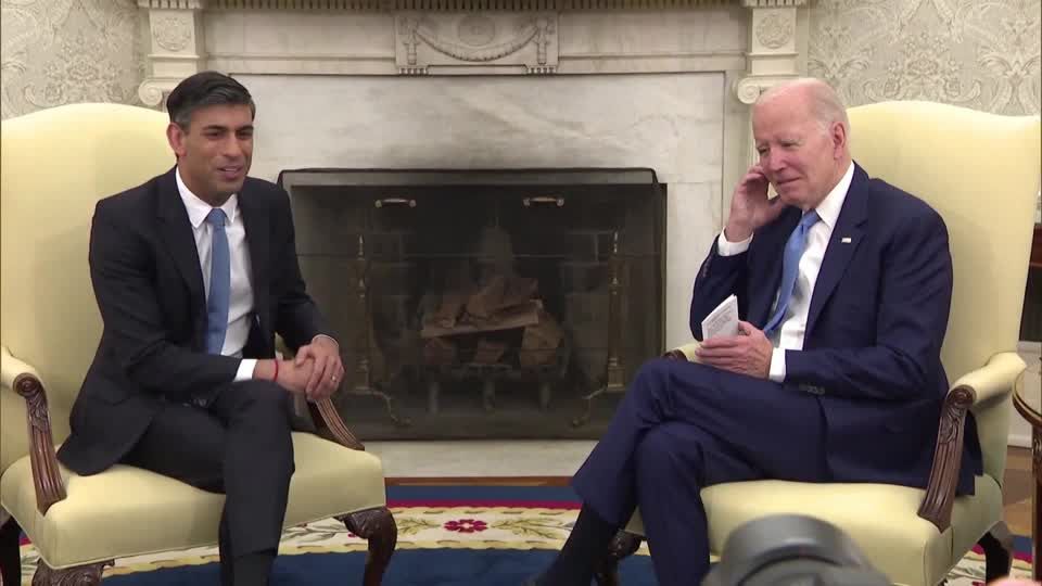 Video: Biden und Sunak unterzeichnen Wirtschaftsabkommen