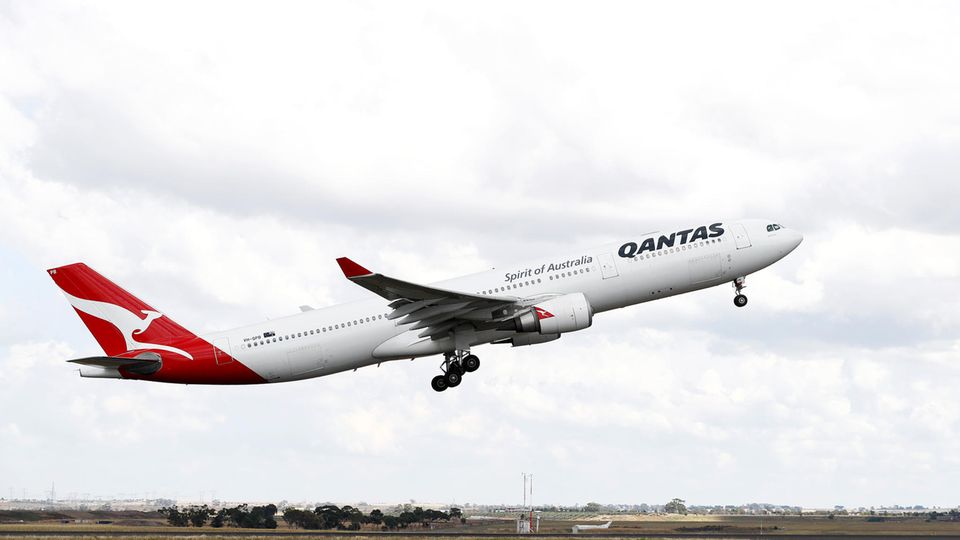 Flugzeug der Quantas Airlines