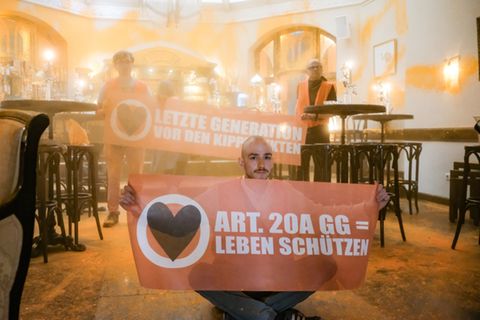 Die Letzte Generation veröffentlichte Aufnahmen ihrer Protestaktion im "Miramar"-Luxushotel in Westerland auf Sylt