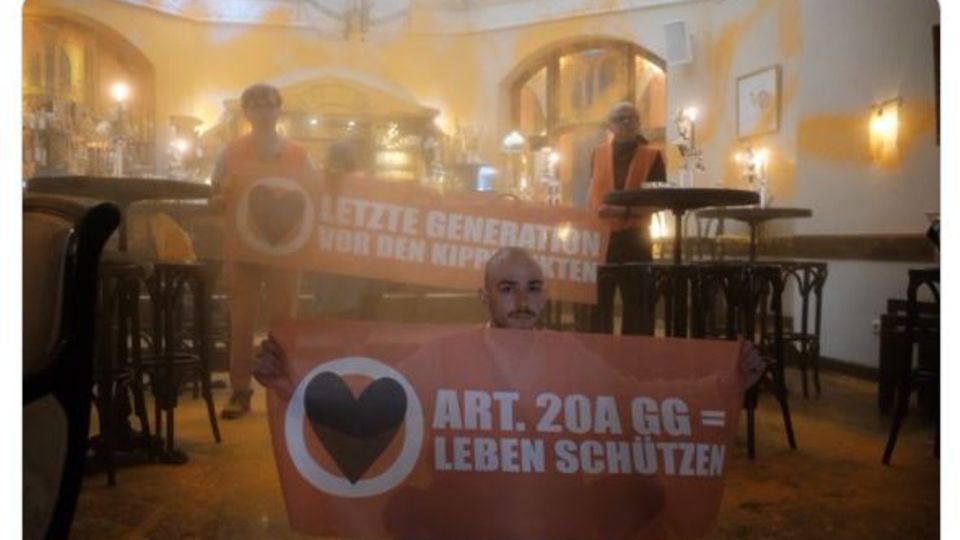 Die Letzte Generation veröffentlichte Aufnahmen ihrer Protestaktion im "Miramar"-Luxushotel in Westerland auf Sylt