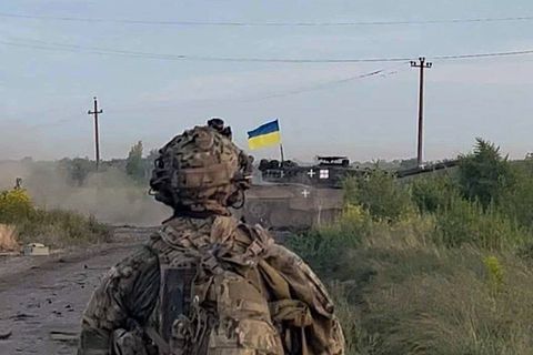Loepard 2 vor dem Einsatz in der Ukraine