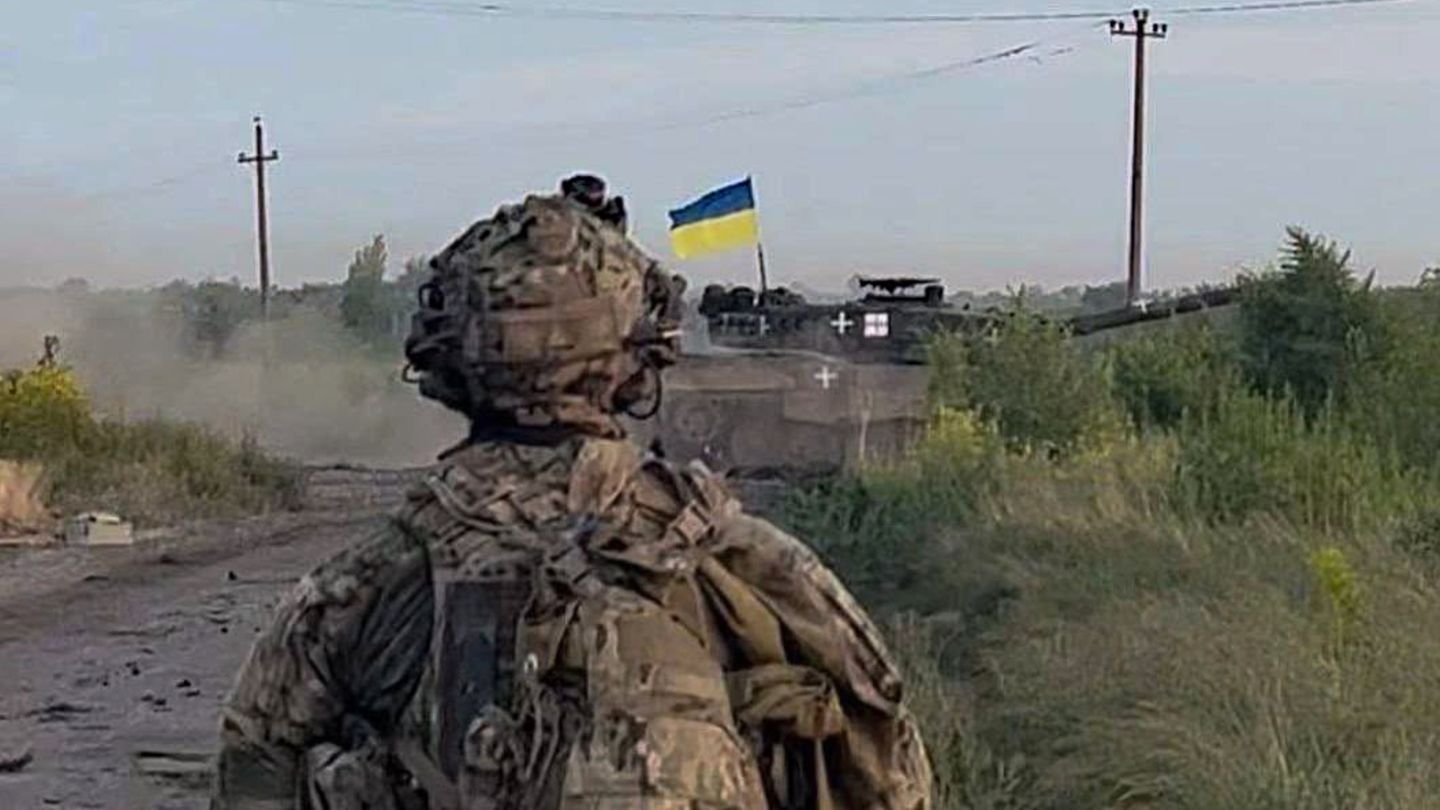 Loepard 2 vor dem Einsatz in der Ukraine