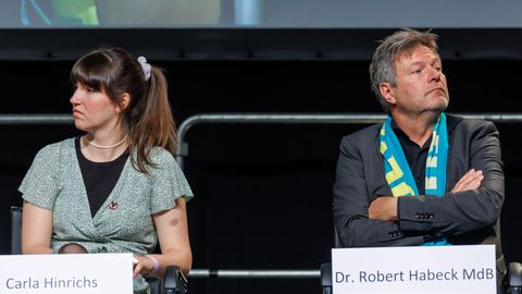 Robert Habeck und Carla Hinrichs