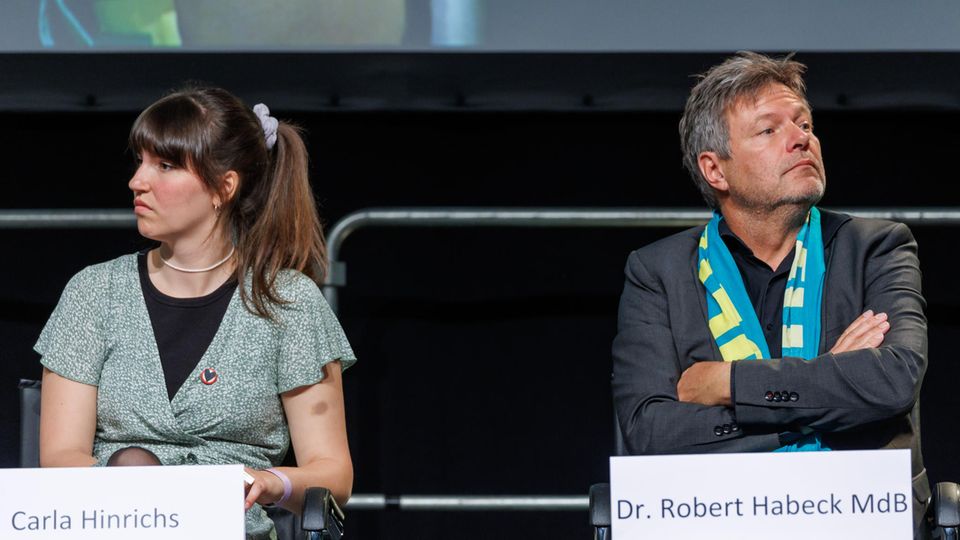 Robert Habeck und Carla Hinrichs