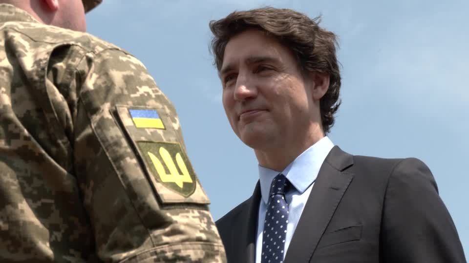Video: Trudeau zu Besuch in Kiew - Geste der kanadischen Unterstützung