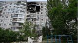 Die Wassermassen haben dieses Wohnhaus in Cherson nicht erreicht – Putins Raketen schon