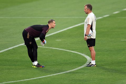 Manuel Neuer und Hansi Flick