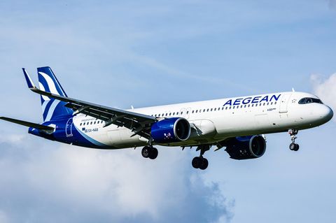 Maschine der Aegean Airlines