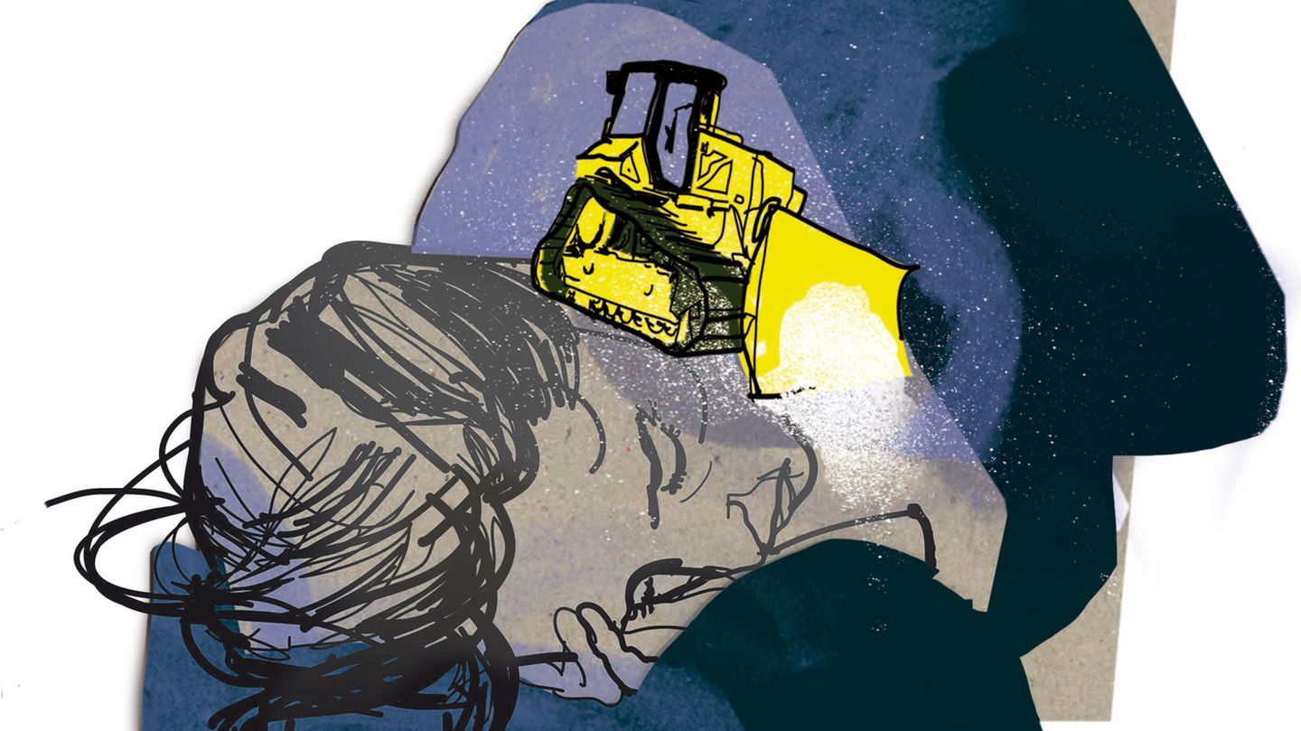 Illustration Kieferschmerzen Illustration Kieferschmerzen