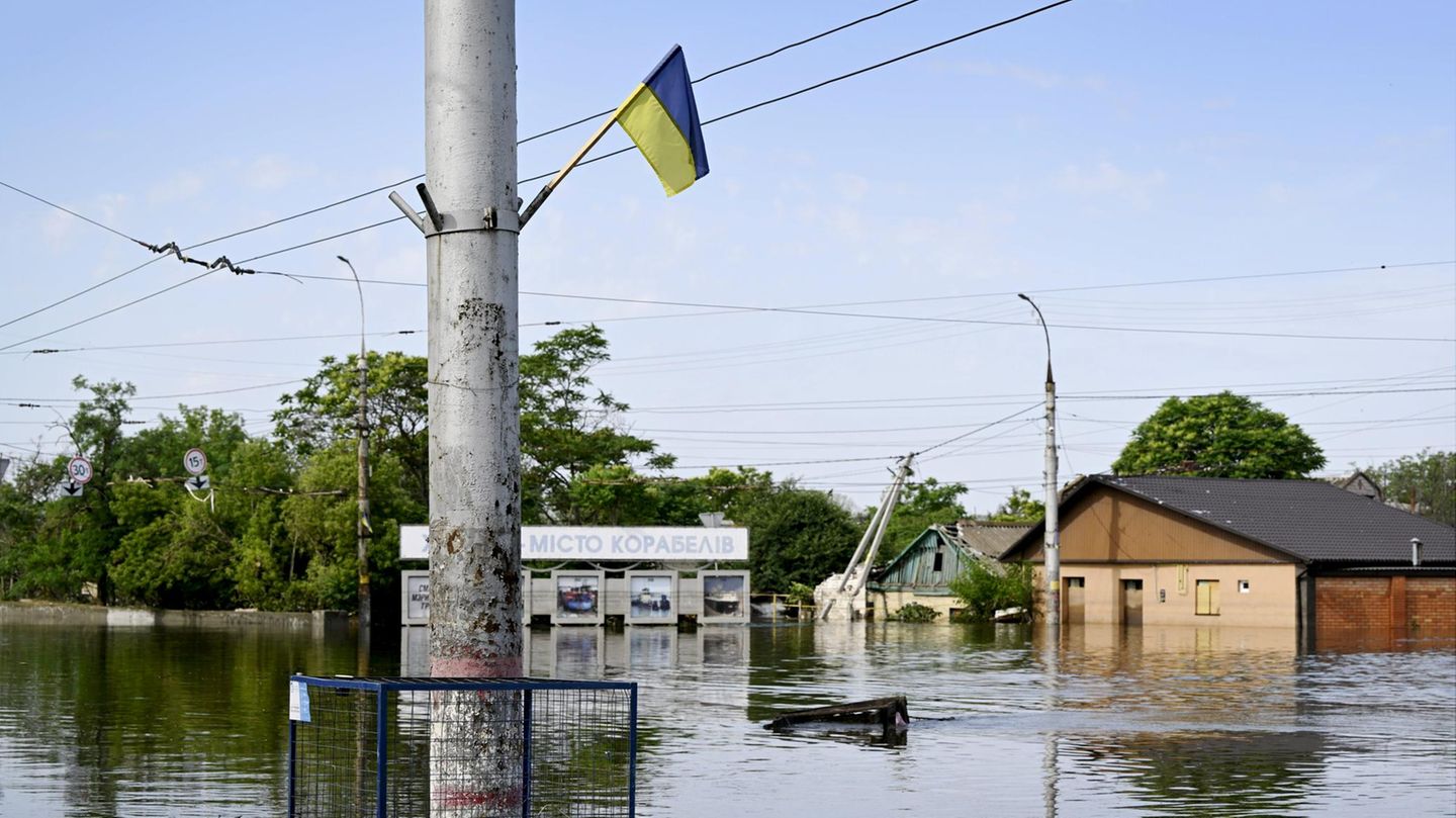 Überschwemmung Dnipro