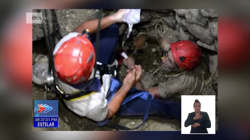 Video: Begraben in 12 Metern Tiefe: Mann auf Kuba aus Brunnenschacht gerettet