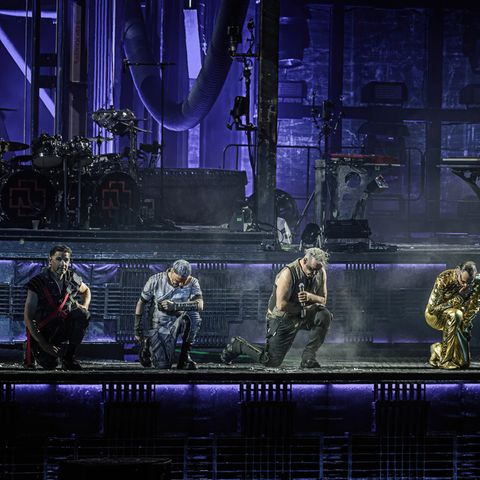 Rammstein auf der Bühne