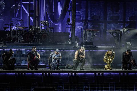 Rammstein auf der Bühne