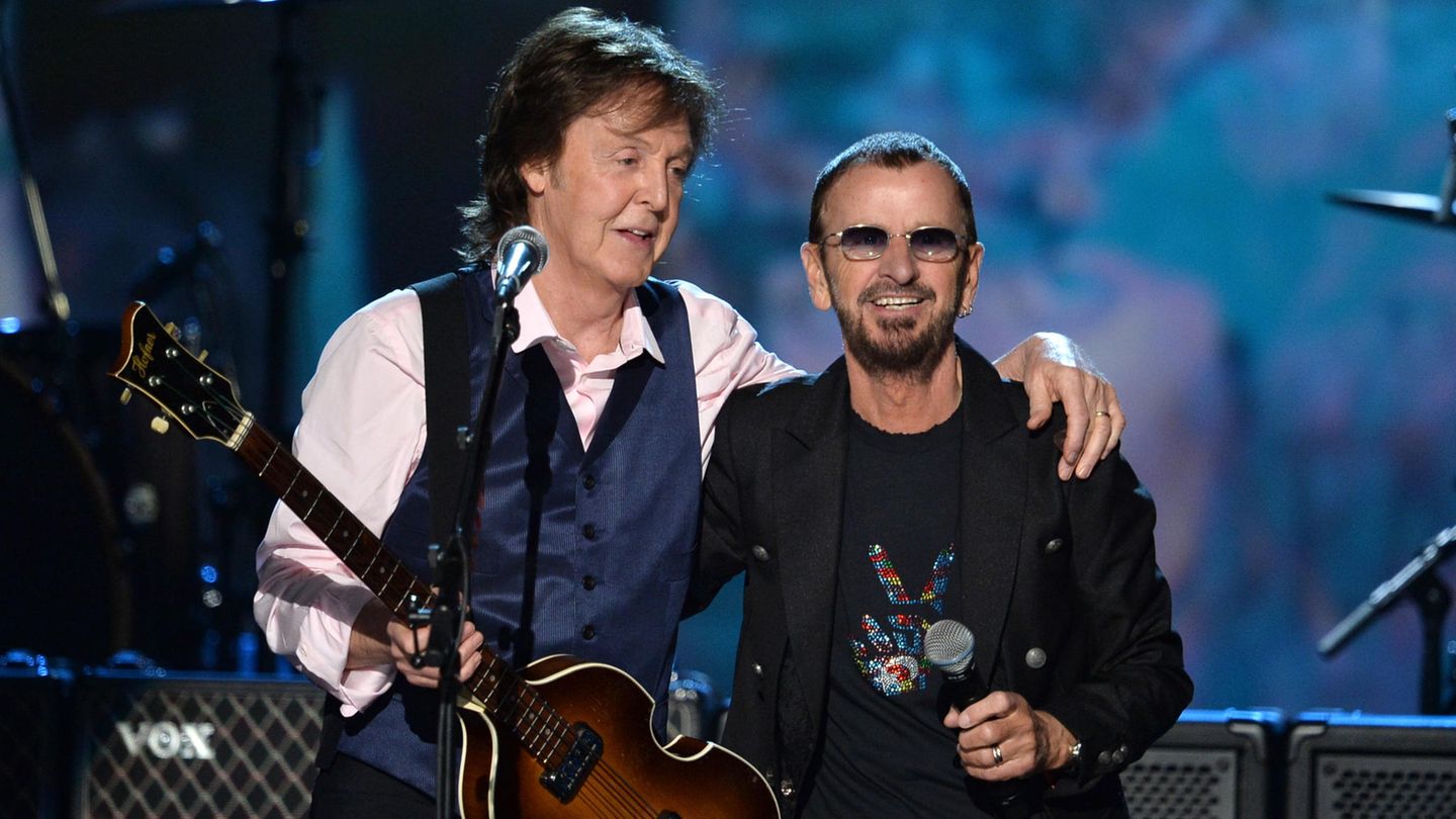 Paul McCartney und Ringo Starr