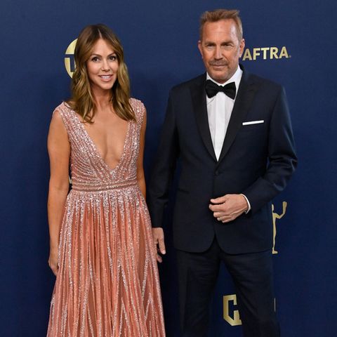 Kevin Costner und seine Frau Christine Baumgartner