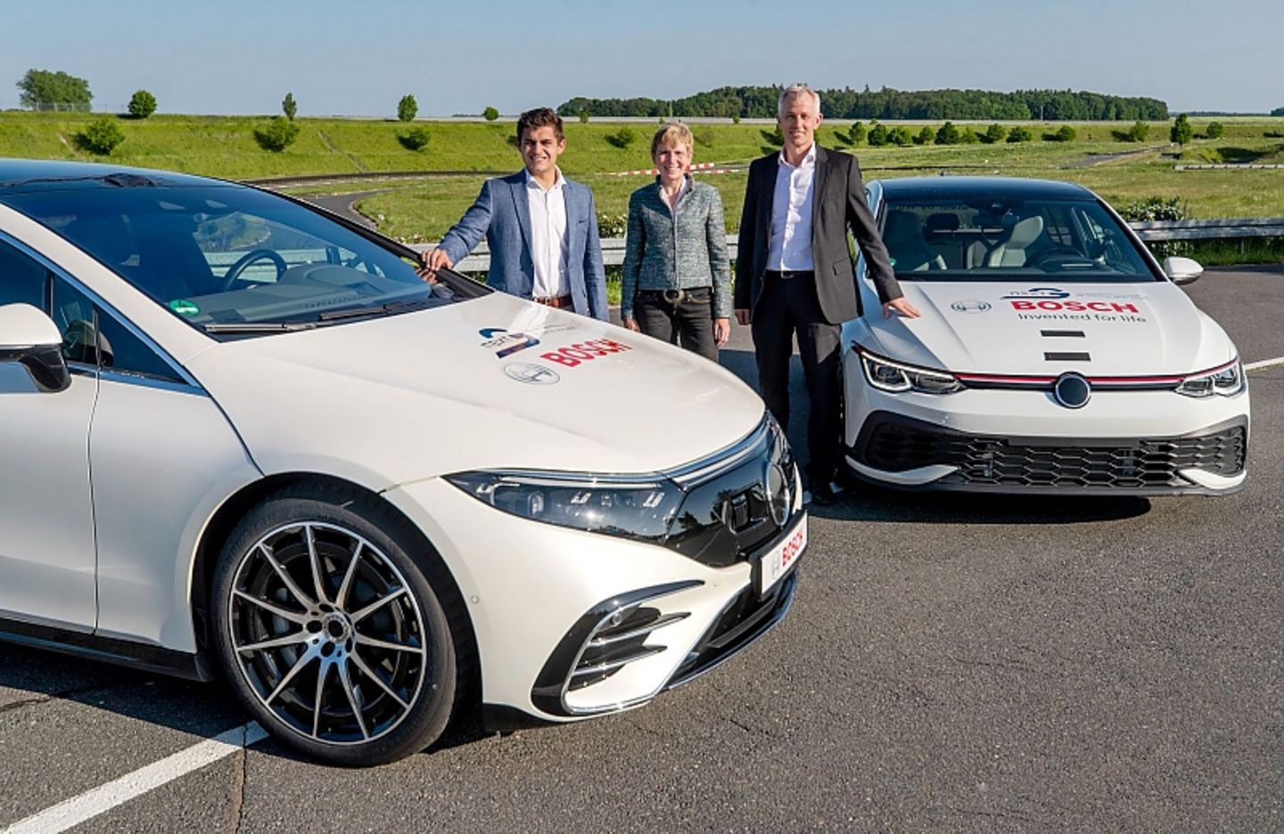 Kevin Arnold, Dr. Gerta Marliani und Dr. Stefan Waschul (v. 
l.)