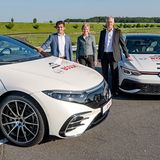 Kevin Arnold, Dr. Gerta Marliani und Dr. Stefan Waschul (v. 
l.)