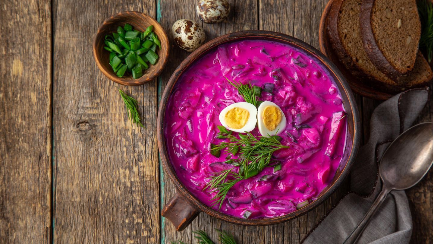 Rezept: Abkühlung gefällig? Die pinke Suppe aus Litauen