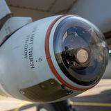 "Fenster nicht berühren": Eine Lenkrakete unter dem Flügel einer A-10 Thunderbolt auf dem Fliegerhorst Lechfeld