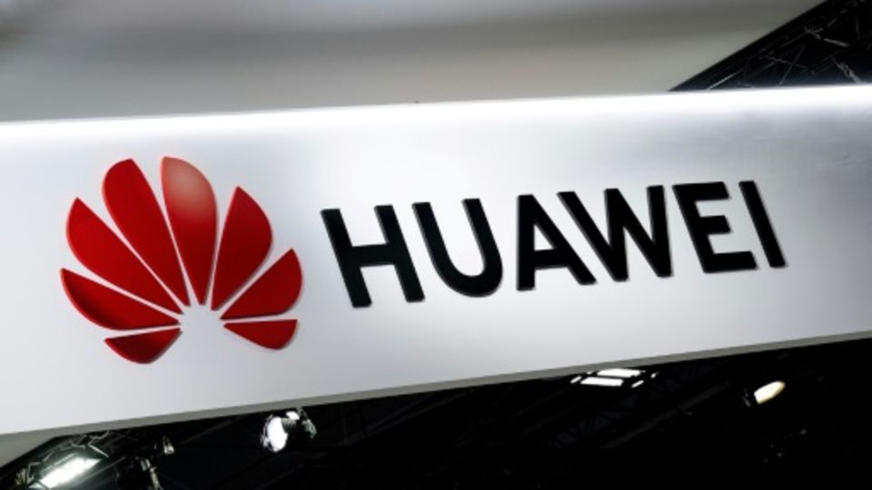 Logo des chinesischen Technologiekonzerns Huawei