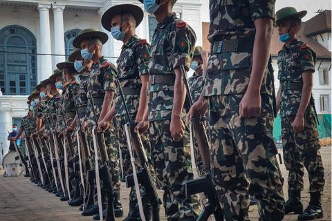 Nepal Soldaten