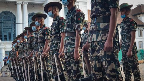 Nepal Soldaten