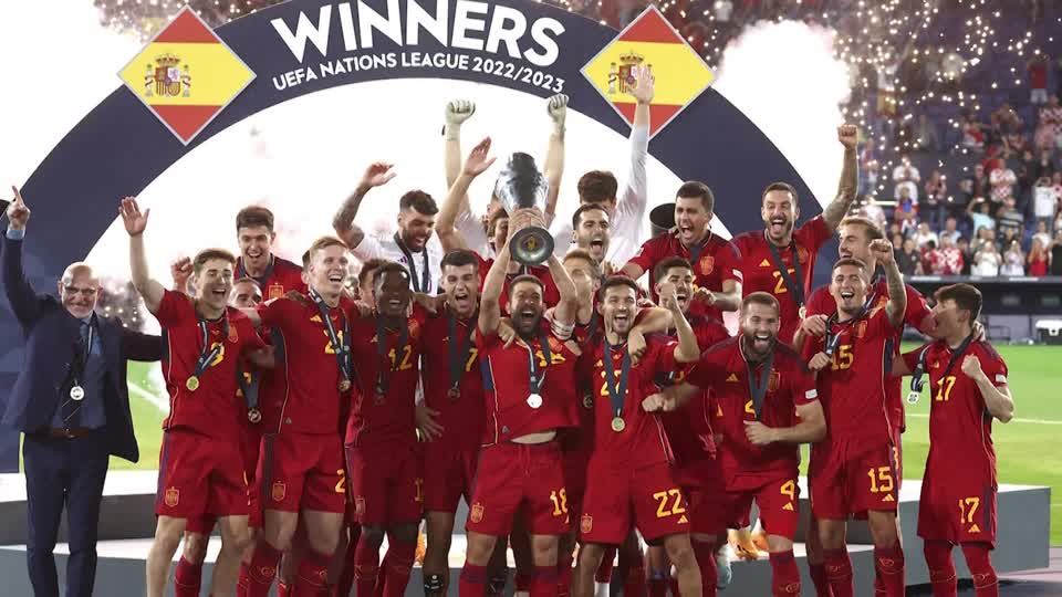 Video: Spanien gewinnt Nations League