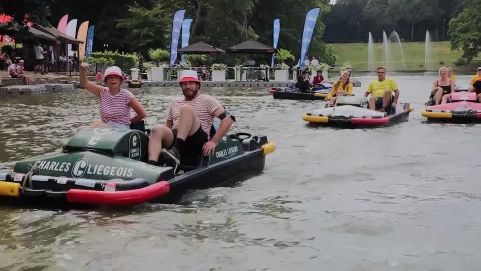 Video: "Sieht einfacher aus, als es ist" - Tretboot-WM in Belgien