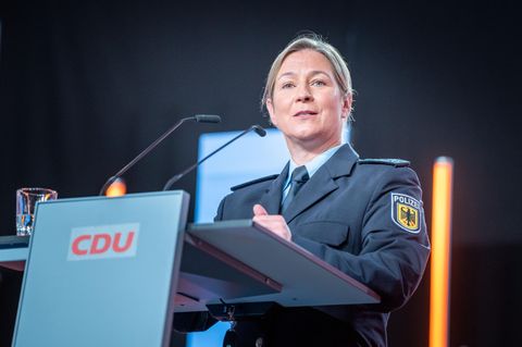 Claudia Pechstein auf dem CDU-Konvent